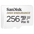 Miniatyrbild 1 av 4: High Endurance flashminneskort - SANDISK - 256 GB - Video Class V30 / UHS-I U3 / Class10