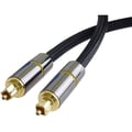 Miniatyrbillede 3 af 4: PremiumCord optisk lydkabel Toslink, OD:7mm, guld-metal design nylon 3m