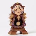 Miniatyrbild 2 av 2: Skönheten och odjuret statyett - Cogsworth - Disney Traditions Jim Shore