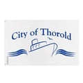 Miniatyrbild 1 av 3: Thorold-flagg – 160 x 240 cm – Hållbar polyester – 2 metalöljetter – Inomhus / Utomhus – Pixelforma