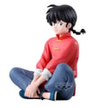 Miniatyrbild 4 av 4: Figur - BANDAI - Ranma Saotome - röd/blå - dynamisk pose - noggrant detaljerad