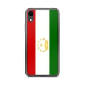 Miniatyrbild 1 av 2: Telefonfodral – Tadzjikistans flagga – Kompatibel med iPhone XR – Mjuk fodral – Stöttålig och skyddande - Silikon - Pixelforma
