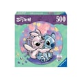 Miniatyrbild 1 av 2: Puzzle runt 500 bitar Stitch, Disney, Tecknad film, Från 10 år, 17581, Ravensburger