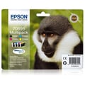 Miniatyrbillede 1 af 2: EPSON Multipack T0895 - Monkey - Sort, Cyan, Magenta, Gul (C13T08954020)