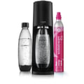 Miniatyrbild 1 av 6: Sodastream läskmaskin och kolsyrat vatten - TERRA Svart - 2 flaskor diskmaskinssäkra - 1 gaspatron 60L