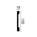 Miniatyrbild 3 av 4: WALLSTYL - FD15S HD Polystyrene Sockel