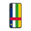 Miniatyrbild 1 av 2: iPhone-fodral - Flerfärgad - Flagga Centralafrikanska republiken - Mjuk - TPU - Vertikal