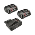 Miniatyrbild 1 av 2: Pack 2 batterier 18V 2,5 Ah + laddare AL 18V-44 - Bosch - POWER FOR ALL 18V