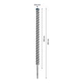 Pikkukuva 3 / 4: Betoni poranterä SDS-Plus - BOSCH - 2608900150 - Bosch-kovametallipää - Teräsbetonin poraus ilman pysähdyksiä - 24x400x450 mm