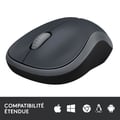 Miniatyrbild 5 av 6: Mus - Trådlös - Logitech - M185 - Grå - Ambidextrös