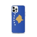 Miniatyrbild 1 av 2: Mobilskal – Kosovos flagga – Kompatibel med iPhone 12 Pro – Mjuk fodral – Slitstark och stötresistent - Silikon - Pixelforma