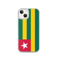 Miniatyrbild 1 av 2: Telefonfodral – Togos flagga – Kompatibel med iPhone 13 – Mjuk fodral – Slitstark och stöttålig – Silikon – Pixelforma