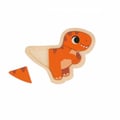 Miniatyrbild 5 av 6: DINO - 4 EVOLVERANDE PUZZELER DINO