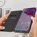 Miniatyrbild 3 av 4: Foliofodral - AVIZAR - Samsung Galaxy S22 Ultra - Svart - Heltäckande skydd - Videostödfunktion