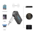 Miniatyrbillede 2 af 4: Trådløs bil Bluetooth Aux modtager adapter Bluetooth handsfree bil kit 3.5mm jack Aux Bluetooth modtager YY51