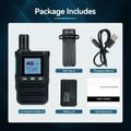Miniatyrbild 6 av 6: Retevis L61 4G Talkie Walkie Smartphone, Bärbar Tvåvägsradio POC Lång Räckvidd med GPS, 2500mAh, USB C, för Logistik