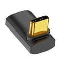 Miniatyrbild 2 av 4: USB C-adapter - AVIZAR - Hane till hona vinklad - 240W Snabbladdning - 40 Gbps Överföring - 8K Video/Ljud