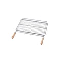Miniatyrbild 4 av 4: Grillgrill - PAPILLON - Parrilla Barbacoa utdragbar - Rektangulär - Metall - Grå