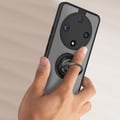 Miniatyrbild 3 av 6: Coque - AVIZAR - Honor Magic 6 Lite 5G - Metallring - Video Stöd - Svart