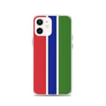 Miniatyrbild 1 av 2: Mobilskydd - PIXELFORMA - iPhone 12 - Gambias flagga - Mjuk - Stötbeständig