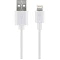 Miniatyrbild 1 av 2: Goobay 54600 USB synkroniserings- och laddningskabel, vit, 1m kabellängd