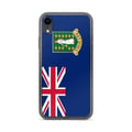 Miniatyrbild 1 av 2: Mobilskal – Brittiska Jungfruöarnas flagga – Kompatibel med iPhone XR – Mjuk Fodral – Stöttålig och Stötsäker – Pixelforma