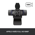 Miniatyrbild 3 av 6: Webbkamera - Full HD 1080p - Logitech - C920 S - Inbyggd mikrofon