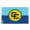 Miniatyrbild 1 av 3: Karibiska gemenskapens flagga – 160 x 240 cm – Polyester – Järnöglor – Motståndskraftig
