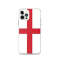 Miniatyrbild 1 av 2: Telefonskal – Englandsflagga – Kompatibel med iPhone 12 Pro – Tunt skydd – Slag- och stötresistent - Silikon - Pixelforma