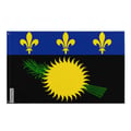 Miniatyrbild 1 av 3: Guadeloupeflagga – 192 x 288 cm – Hållbar polyester – 2 metallöljett – Inomhus / Utomhus – Pixelforma
