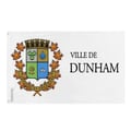 Miniatyrbild 1 av 3: Drapeau Dunham – 90 x 150 cm – Motståndskraftig Polyester – 2 Metallöglor – Inomhus / Utomhus – Pixelforma