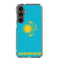 Miniatyrbild 1 av 2: Mobilskal – Kazakstans flagga – Kompatibel med Samsung Galaxy S10 – Mjuk fodral – Slitstark och stöttålig – Pixelforma