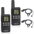 Miniatyrbild 1 av 6: Retevis RB667 Talkie Walkie Mini, PMR446 1600mAh USB-C, LCD-skärm, Gruppanrop VOX med hörlurar för vandring, camping (2 st)