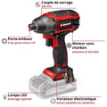 Miniatyrbillede 4 af 6: Einhell Professional Trådløs Slagnøgle TP-CI 18/220 Li BL Solo PXC (18V, 220 Nm) Leveres uden batteri eller oplader