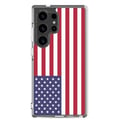 Miniatyrbild 1 av 2: Mobilskal – USA:s flagga – Kompatibel med Samsung Galaxy S22 – Mjuk fodral – Slitstark och stötsäker – Pixelforma