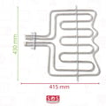 Miniatyrbild 3 av 4: RESISTANS FYRA 330244203 RESISTANS VOUTE GRILL 1000 W + 1900 W