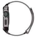 Miniatyrbild 5 av 6: Metallarmband - SPIGEN - Metal Fit Pro - Grafit - Kompatibel med Apple Watch 44/45 mm - Optimal komfort
