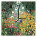 Miniatyrbild 1 av 4: Legendarte - Flower Garden Väggklocka - Gustav Klimt cm. 30x30