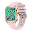Miniatyrbild 1 av 2: Smartwatch Modell Maria i Rostfritt Stål med Hälsoservice och Samtal Rosa