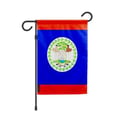 Miniatyrbild 1 av 3: Belizes trädgårdsflagga – 32 x 47,5 cm – Hållbar polyester – Horisontellt format – Utomhus – Pixelforma