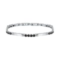 Miniatyrbillede 1 af 6: Armbånd - MORELLATO - SAEV46 - Stål - Krystal - Sort 22cm