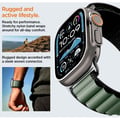 Miniatyrbild 2 av 2: Spigen Armband WBF1 för Apple Watch 6/7/8/9/10/SE/Ultra 1/2 44/45/46/49 mm Svart/grön