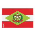 Miniatyrbild 1 av 3: Flagga Santa Catarina – 160 x 240 cm – Resistenta Polyester – 2 Metallöglor – Inomhus / Utomhus – Pixelforma