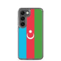 Miniatyrbild 1 av 2: Telefonfodral – Aserbajdzjans flagga – Kompatibel med Samsung Galaxy S23 Plus – Mjuk Fodral – Hållbar och Stötsäker – Pixelforma