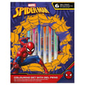 Miniatyrbild 2 av 2: Pappersset - Barnlicens - Marvel Spiderman - Flerfärgad - Anteckningsböcker, pennor, suddgummin, linjal - Uppmuntra kreativitet