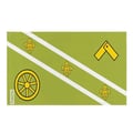 Miniatyrbild 1 av 3: Flagga St. Thomas – 160 x 240 cm – Motståndskraftig Polyester – 2 Metallöglor – Inomhus / Utomhus – Pixelforma