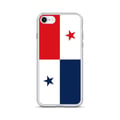 Miniatyrbild 1 av 2: Mobilskal – Panama Flagga – Kompatibel med iPhone 8 – Mjuk Fodral – Hållbar och Stöttålig – Silikon – Pixelforma