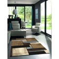 Miniatyrbild 3 av 4: Melis Home Mat i storlek färg Beige 120 x 170 cm modern geometrisk rektangulär design tät sammet 13 mm vardagsrum