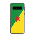 Miniatyrbild 1 av 2: Telefonfodral – Guyanas flagga – Kompatibel med Samsung Galaxy S10 – Mjuk skal – Slitstark och stötsäker – Pixelforma