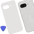 Miniatyrbild 2 av 4: Ersättnings bakstycke för Google Pixel 9A Vit